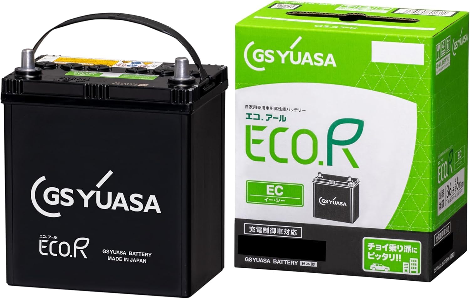 値下げ_GS YUASA エコ.Rバッテリー EC-60D23L GSユアサ EC-60D23L GSユアサ 充電制御車対応 自動車用